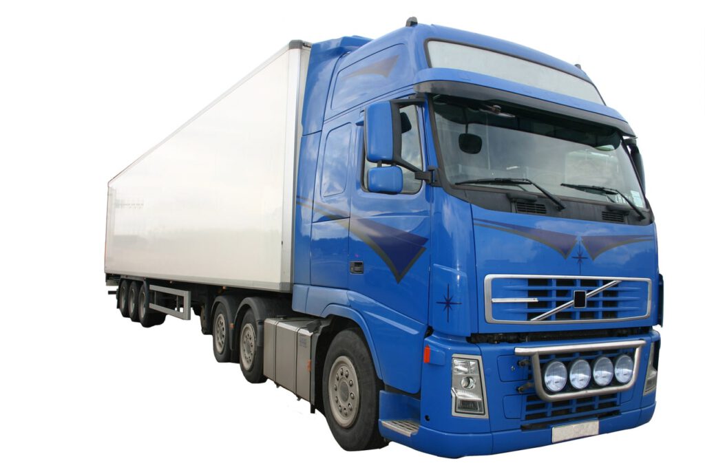 Blue truck